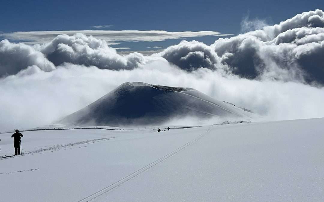 Winter trek 3000 with snowshoes from South Etna